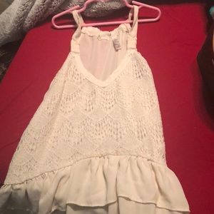 White target tank top